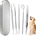 thumbnail image 1 of Scaler Dog Tooth Cleaning Kit Stainless Steel Dental Care Set Tooth Cleaning Tool For Pet, 1 of 5
