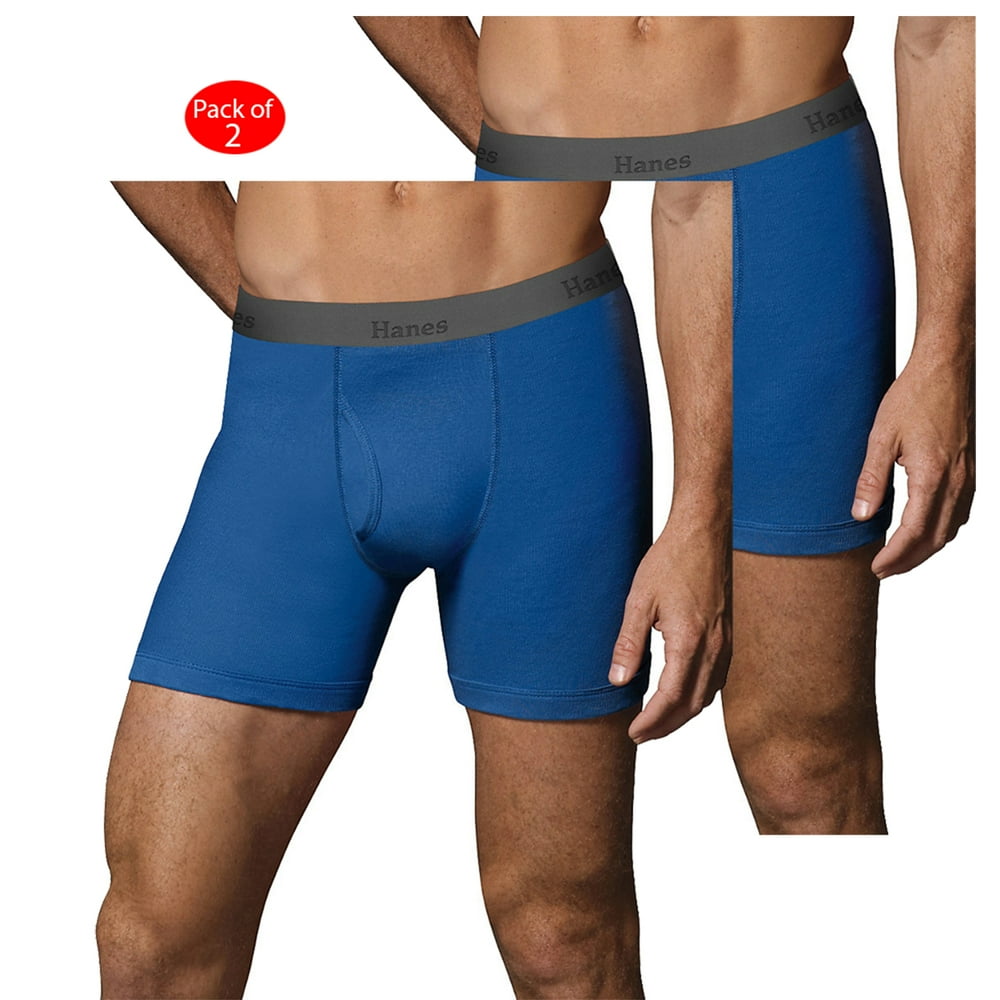 Hanes Hanes Men's TAGLESS; Ultimate Fashion Boxer Briefs with Comfort