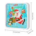 thumbnail image 4 of Reloj 5D Arte Artesanal Forma Especial Navidad para Del, 4 of 9
