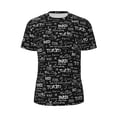 thumbnail image 5 of Wukai Travel The World Print Men's Short-Sleeved Mesh T-Shirt,Quick-Dry Short Sleeve Workout T-Shirt-6X-Large, 5 of 8