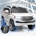 thumbnail image 1 of Royalbelle 12V Ride on Car,Motorized Electric Vehicle Remote Control,4 Wheels Toy Car Electric Vehicle,LED HeadLights,Double Open Doors,White, 1 of 8