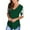 Green, variant on Women Blouses Active Dress Women Long Sleeve Top Deep V All Long Sleeve Athletic Shirts Tight Floral Workout Top Exercise Tee Quarter Shirt Cold Shoulder Tops for Silk Green 2XL