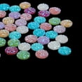 thumbnail image 3 of AMLESO 50xMixed 12mm Round Resin Rhinestone Flatbacks Embellishments for DIY Craft, 3 of 8