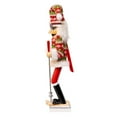 thumbnail image 4 of Kurt Adler 15-Inch Ski Santa With Christmas Sweater Nutcracker, 4 of 8