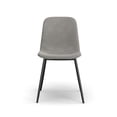 thumbnail image 6 of Pemberly Row Contemporary Velvet Side Chairs (Set of 2) in Gray, 6 of 7