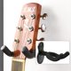 thumbnail image 3 of Paquete de 3 soportes para guitarra Soporte de pared para guitarra, ganchos para soporte de monitor de pared de guitarra para guitarra eléctrica, guitarra acústica clásica, bajo banjo, negro, 3 of 5