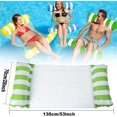 thumbnail image 4 of Pool Hammock, Set of 2 Floating Hammock Floating Bed Lounger Inflatable 4-in-1 Portable Foldable Floating Hammock Ultralight Floating Hammock,Orange+G, 4 of 4