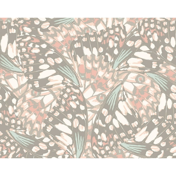 Brewster Origin Murals Butterfly Wings Pastel Wall Mural