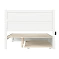 thumbnail image 5 of AFI NoHo Queen Wood Platform Bed with Headboard Footboard & Twin XL Trundle, White, 5 of 7