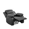 thumbnail image 5 of MAYEERTY Power Recliner Sofa, Breathable Leather Reclining Chair for Small Spaces Living Room, Black, 5 of 9