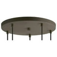thumbnail image 5 of Woodbridge Lighting Elise 5-Light Glass Cluster Pendant in Brass/Bronze/Mercury, 5 of 5