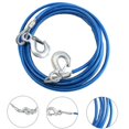 thumbnail image 2 of Heavy Duty Towing Rope 4m 5 Tons Wire Rope Safety Hook Steel Rope Emergency Towing Car, 2 of 5