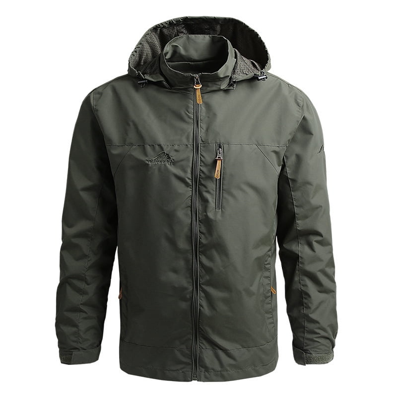 Men Windbreaker Military Field Jackets Outerwear Mens Winter Autumn Waterproof Flight Pilot Coat Hoodie Men Hunting Army Clothes, Men's, Size: XL