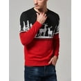 thumbnail image 5 of SSLR Ugly Christmas Sweaters for Men, Classic Xmas Holiday Crew Neck Pullover Sweater, 5 of 7