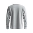 thumbnail image 6 of Men's Long Sleeve Henley Shirts Base Pullover Tee Shirt Casual Poly-cotton Fall Spring Tops Solid Color (L, Gray), 6 of 6