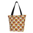 thumbnail image 2 of Kdxio Cartoon Sunflowers Women Reusable Grocery Bags Foldable Ripstop,Reusable Shopping Bags for Shopping,Gym,Gift, 2 of 8
