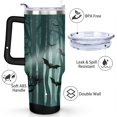 thumbnail image 3 of Halloween Pumpkin 40 oz Tumbler with Handle Insulated Leakproof Cup Modern Thermal Insulated Coffee Mug for Spring Summer Birthday Christmas, 3 of 7