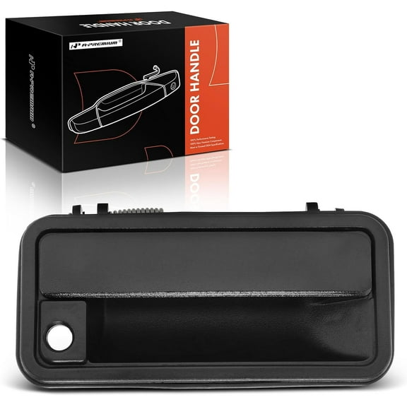 A-Premium - Metal Exterior Door Handle w/Keyhole - Front Right Passenger Side - Compatible with Chevy, GMC & Cadillac Models - 1988-2000 - Tahoe, C/K 1500 2500 3500 Suburban, Yukon - Replace# 15742230