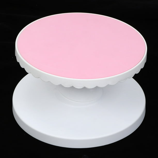 Soporte giratorio para tartas, soporte para tartas, base giratoria para tartas, acabado de lujo