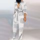 thumbnail image 1 of ICHUANYI Liquidación Pantalones de pierna ancha a la moda para mujer Mono de manga larga de color estampado con cinturón ICHUANYI WER202308244560, 1 of 9
