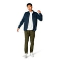 thumbnail image 5 of Good Man Brand Twill Knit Stadium Shirt Jacket (Indigo, Medium), 5 of 5