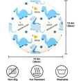 thumbnail image 3 of GZHJMY Cute Dinosaur Round Placemats Set of 4,Non-Slip Heat Resistant Washable Table Mats for Kitchen Dining Table Decoration,15.4", 3 of 6