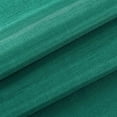 thumbnail image 4 of 2 Panel Faux Silk Solid Curtain Drapes with Bronze Grommet 108" Total width by 63" L, Solid Color Short Curtain Panels for bedroom or small windows - Non-blackouts / Semi sheer Panels, Teal Green, 4 of 4