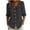 Black, variant on Button Down Shirts Women Polka Dots Print 3/4 Sleeve Retro Trendy Travel Casual Spring Summer Blouses (S, Pink)