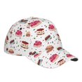 thumbnail image 3 of Daiia Birthday Cake print Baseball Cap Men Women Golf Dad Hat Adjustable Original Classic Low Profile Hat Unconstructed Plain Cap, 3 of 9