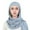 Grey-1, variant on Ready To Wear Hijab for Women Instant Turbans Soft Scarf Clothes Long Solid Color Soft Lightweight For Daily Stretch Head Scarf