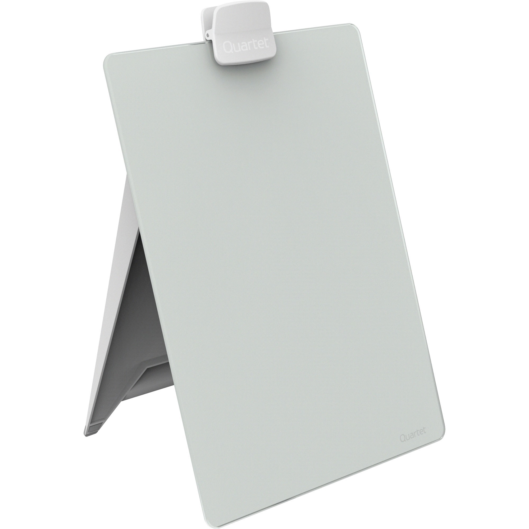 Quartet Glass DryErase Desktop Easel, 9" x 11", White Surface