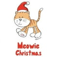 thumbnail image 3 of CafePress - Christmas Kitty Women's Light Pajamas - Women's Short Sleeve Print T-Shirt and Pants Light Cotton Pajama Set, 3 of 7