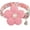 Pink, variant on Small Dog Collar with Flower, Spring Dog Collar for Girl Dog Collars for Small Dogs Cute Dog Collar with Bell, Adjustable Length