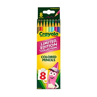 Crayola Limited Edition Colors Colored Pencils, 8 Ct,  School Supplies, Classroom Essentials for Teachers, Gifts for Kids Ages 5 