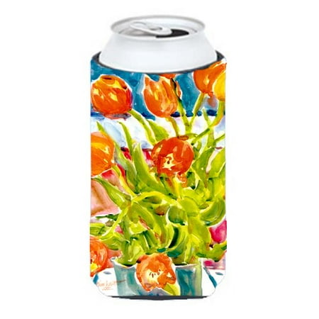 

Carolines Treasures 6025TBC Flowers - Tulips Tall Boy Hugger - 22 To 24 oz.
