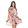 thumbnail image 4 of Vestido camisero con cinto Roman Fashion /Juvenil, 3827 (Durazno lineas) rosa claro G, 4 of 6