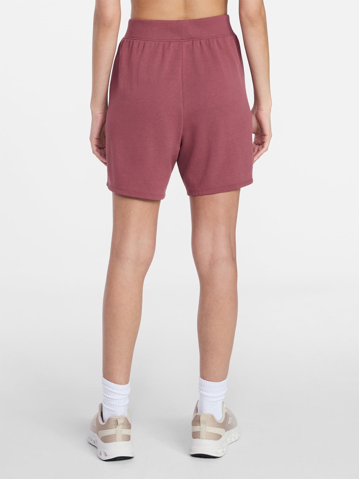 Athletic Works Women's Mineral Wash French Terry Shorts, Sizes XS-4X
