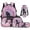 Black Horse, variant on Bulopur Boys 17 Inch Backpack Set 4 Piece Vintage Airplane Print School Bookbag with Lunch Box, Water Bottle Holder and Pencil Case for Elementary