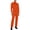 Orange, variant on Mechanic Coveralls for Women Solid Color Long Sleeve Dustproof Workshop Overalls Repairman Workwear Red L/170
