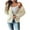 #H-Beige, variant on GuangCheng Womens Ribbed Thick Knit Cardigans Oversized V Neck Button Down Long Sleeve Warm Cardigan Sweaters