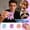 A001- As shown, variant on Glitter Little Monster Squishy Squeeze Toy with Random Color, 1 Piece, for Kids and Adults, Relaxation Toy