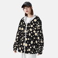 thumbnail image 3 of Lsque Daisy Pattern UPF 50+ Lightweight Sun Protection Men's Women's Long Sleeve Shirt, Hoodie Performance -Large, 3 of 7