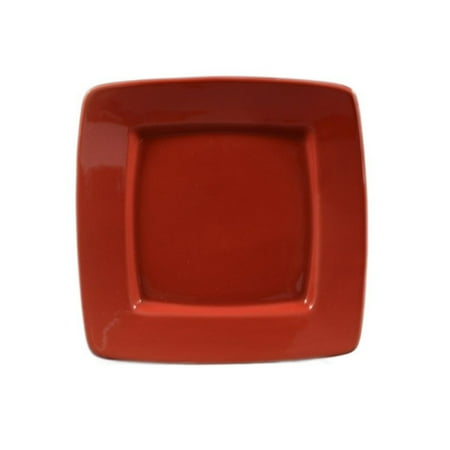 

Clinton Square In Square Plate 6-7/8 Sq. X 1/2 H Stoneware Red 36 packs