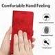 thumbnail image 5 of Leather Flower Phone Case with Wallet and Wrist Strap for A56 5G Model, 5 of 5