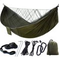 thumbnail image 1 of ruzhgo Ultralight Net Hammock Full Automatic Speed Open Aerial Tent Parachute Cloth 2 Person Hammock No.2, 1 of 6