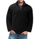 thumbnail image 1 of Gibobby Sudaderas de hombre Sudadera De Felpa Cuello Redondo Manga Larga para Hombre Sudaderas Casuales(Negro,M), 1 of 5