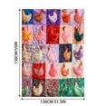 thumbnail image 3 of zhangmingg Couverture en Forme de Poulet à Thème Animal Douce Câline Confortable Décorative pour Chambre d'Enfants et d'Adultes, 3 of 6