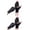 Black, variant on 2 Pairs UV Protection Fingerless Sun Gloves for Women, Touch Screen Non-Slip Breathable Driving Gloves for Summer Cycling Hiking Outdoor