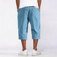 thumbnail image 4 of Dresfit Corduroy Shorts for Men Long Baggy Shorts Summer 2026 Drawstring Multi Pockets Casual Bermuda Shorts Loose Stretch Relaxed Fit Holiday Short Pants XL, 4 of 5