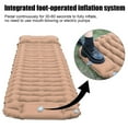 thumbnail image 4 of HOARBOEG Outdoor Inflatable Mat Very Light Nylon Foot Pad Portable Sleeping Mat Inflatable Bed Camping Hiking Tent Mat, 4 of 6